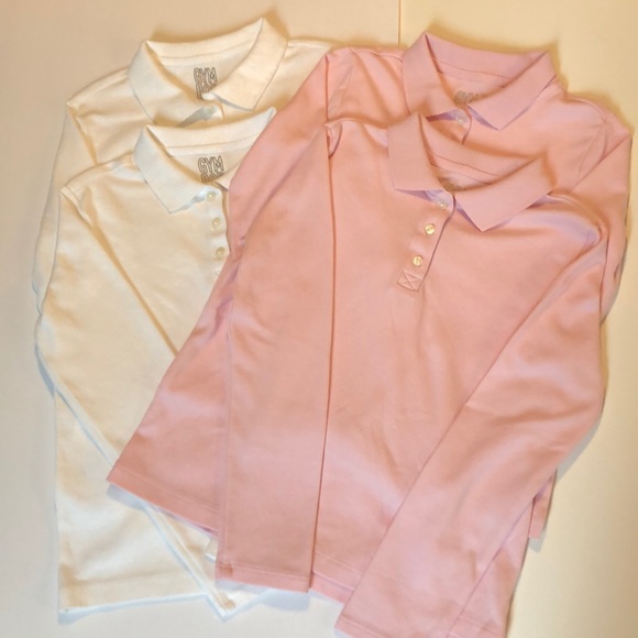 Gymboree Long Sleeved Polo Shirts - Bundle of 4